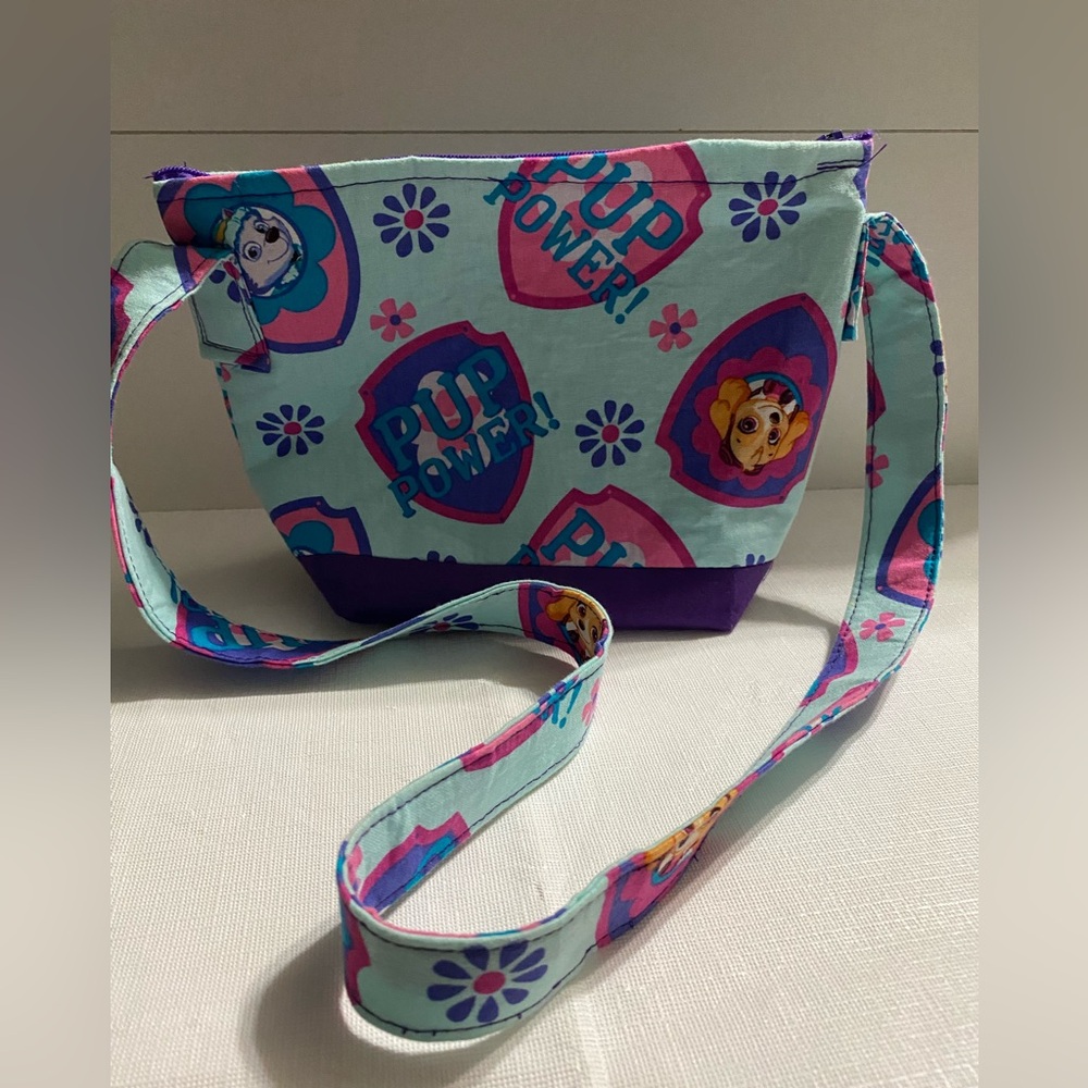 Paw Patrol Kids Shoulder Bag - Blue and Purple